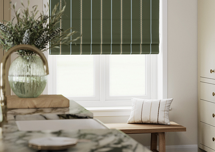 The British Stripe Co. Alfred, Chilterns No.1 - Twist&Fit Roman Blind - Image 5